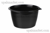 Тарелка ССПК-14158 /144х150х84/ (РР) черная 750 мл (300шт)