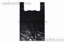 Пакет майка 43х69 19гр СТВ черная б/печати 