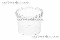 Ведро с ручкой/крышка ВЗЛП 122х95мм 800мл ПП (150шт/кор)