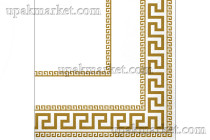 Салфетки 33х33 2-х слойные, "Меандр" 20 листов, ЛИЛИЯ 