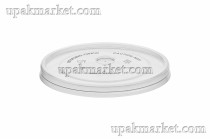 Крышка для стакана ВЗЛП плоская Морозостойкая ПП отверстие пробивается д. 90 (20упх50шт)  (1000шт)