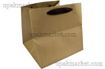Бумажный пакет 21х21х21 "Крафт"