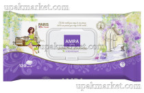 Салфетки влажные 120шт с клапаном тревел Париж Бумфа АМРА