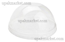 Крышка прозрачная купол Pet VEGGO без отверстия д.95 /8уп х 100шт/ 