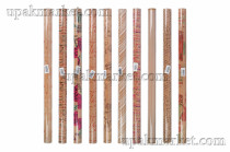 Бумага упаковочная для подарков Крафт с рисунком 70см \ 7м (5рул) МИКС