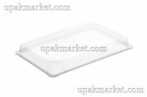 Крышка ПП для суши контейнера прозрачная /224х154х26/ ВЗЛП (325 шт)