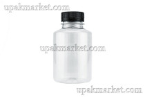 Банка ПЭТ 0,200 "Детокс" + черная крышка №38 ФРЕШ круглая (Хорека)