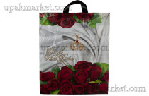 Пакет Королевские красные розы (500шт) петля