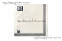 Салфетки 33х33 3 слоя "Себряная рамка" 20шт Art Bouquet