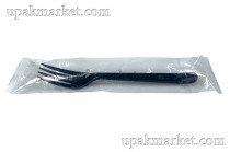 Вилка 180мм "Премиум" чёрная 1шт без этикетки Миксы