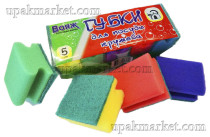 Губка для посуды 80х65х40мм "Кружева New-5" ВОЯЖ