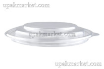 Тарелка ССПК-144/КРСПК   /144*150/ (РР) крышка прозрачная   (300шт)