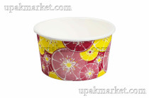 Бум креманка Виридо 0,180л  ХН Цитрус красный /d1-90,d2-73,h-50/ (16 уп*50 шт) (800 шт.)