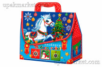 Подарочная упаковка 1500г НГ ПОРТФЕЛЬЧИК ДЕТСКИЙ Символ Лошадь