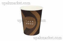 Стакан бумажный 250мл 80мм Кофе take away Л-ПАК 