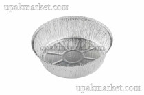 Алюминиевые формы 1405мл круглые 205х167х55мм L-край 20шт