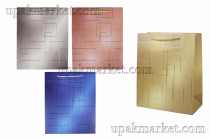 Пакет бумажный подарочный 23х18х10см Люкс c тиснением