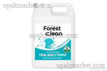 Гель для стирки белого и цветного белья "Свежесть альп", 5л канистра Forest Clean