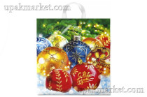 Пакет НГ с петлевой ручкой 40х42см "Елкины подарки" 45мкм ПВД Интерпак /20уп х 25шт/