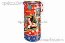 НГ Туба 1500гр ПОДАРОК ДЕДА МОРОЗА d12 х h34см 