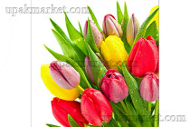 Салфетки 33х33 3-х слойные "Весенние цветы" 20 листов, PERO Prestige