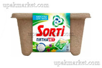 Капсулы для стирки Sorti Пятна нет 10 шт в ЭКО упаковке Нэфис