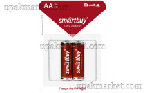 Батарейка Smartbuy АА/LR6/2B (пальчиковая)