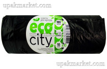 Мешки для мусора на 180 литров по 10 штук Eco City из  вторичного сырья  