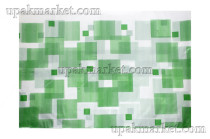 Скатерти 110х180  PR Кубики зеленые 5шт/рул
