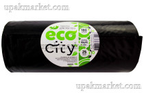 Мешки для мусора на 180 литров по 25 штук Eco City из  вторичного сырья 
