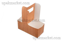 Держатель картонный для 2-х стаканов Cupholder 160х80х80 OSQ (OCQ, OCIQ, ОСК, ОЭСКЬЮ, ОСИКЬЮ)