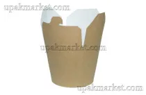 Короб бумажный China Pack /d1-70x83,d2-83,h-100/ Крафт 750мл (500шт)